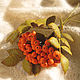 Order Leather flowers. Decoration brooch pin ROWAN. Irina Vladi. Livemaster. . Brooches Фото №3
