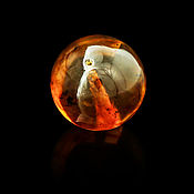 Материалы для творчества handmade. Livemaster - original item Ball-amber12 mm-Cognac color-Drilled - Real. Handmade.