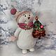 Snowman gift for the New year, Stuffed Toys, Odintsovo,  Фото №1