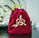 pouch a pouch with embroidery for jewelry and trinkets, Bags, Moscow,  Фото №1