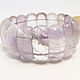Bracelet made of fluorite Purple ice, Bead bracelet, Gatchina,  Фото №1