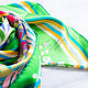 Italian handkerchief made of HERMES fabric. Shawls1. Platkoffcom. Online shopping on My Livemaster.  Фото №2