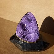 "Экзотическая орхидея" комплект с натуральным камнем