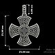 Кулон «Крест с кельтским дизайном» (Артикул 144). Крестик. AZ Jeweler (azjeweler). Ярмарка Мастеров.  Фото №5