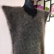 Одежда handmade. Livemaster - original item Knitted women`s vest made of goat down p 56-58. Handmade.