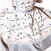Для дома и интерьера handmade. Livemaster - original item aprons: Women`s apron made of linen and cotton.. Handmade.