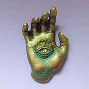 Фен-шуй и эзотерика handmade. Livemaster - original item Amulet against damage and the evil eye, Hamsa hand. Handmade.