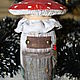 Glass jar - Red Fly Agaric. Interior elements. beautifulcrafts. Online shopping on My Livemaster.  Фото №2