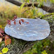 Керамические  стаканы ручной работы «Зимний лес»