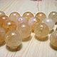Order Citrine beads, 12 mm, smooth. Elena (luxury-fittings). Livemaster. . Beads1 Фото №3