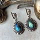 Earrings with bright blue Labradorites. Earrings. UNIQUE-LIT. My Livemaster. Фото №5
