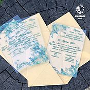 Свадебный салон handmade. Livemaster - original item Wedding invitations made of transparent acrylic.. Handmade.