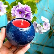 Для дома и интерьера handmade. Livemaster - original item Sphere candle holder for tea/ container candles. Handmade.
