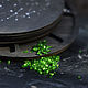 Сатиновая рубка Preciosa, ярко зеленый, Бисер, Санкт-Петербург,  Фото №1