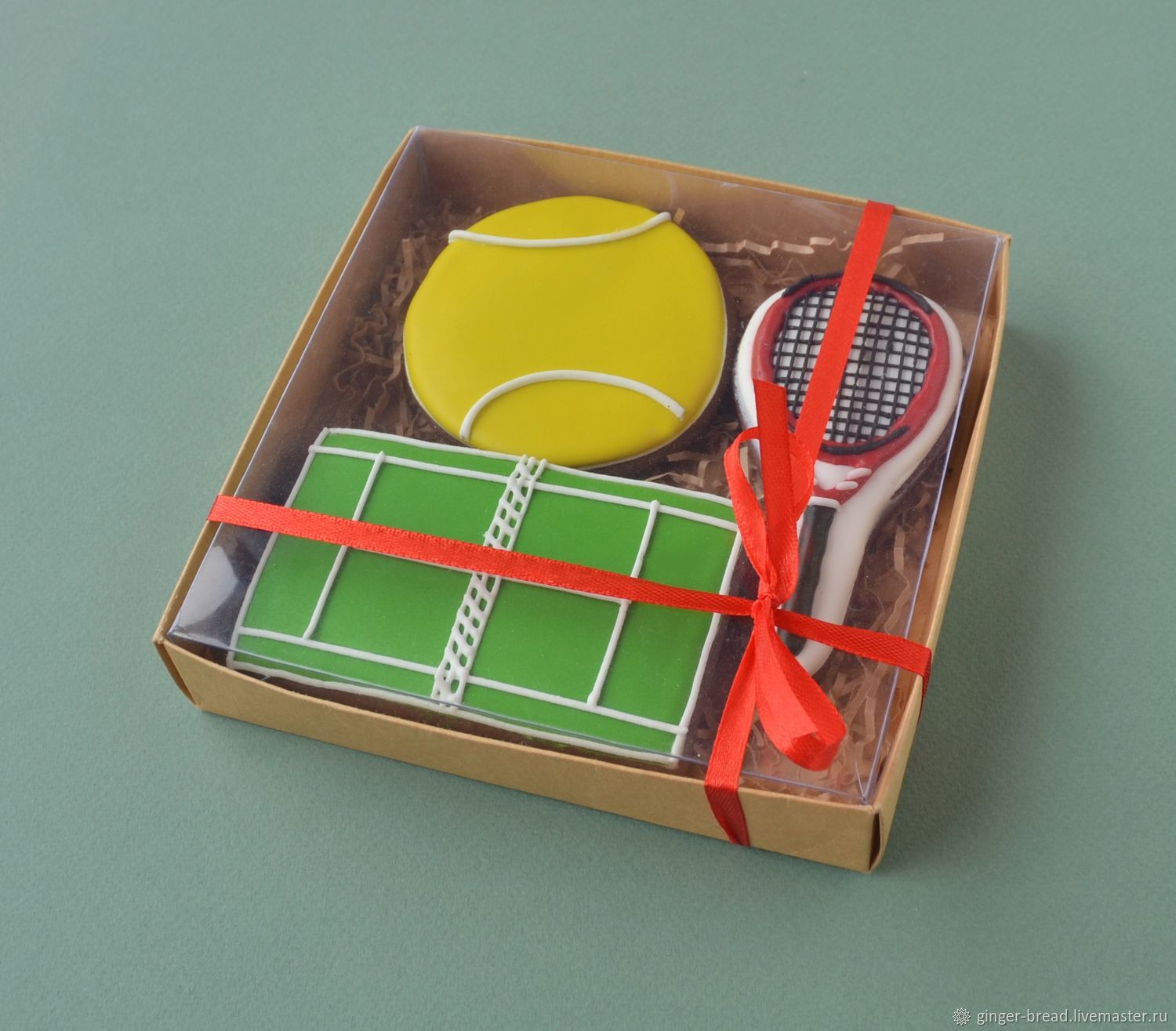 Подарок тренеру по теннису и теннисисту. Пряники теннисный мяч ракетка ...