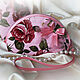 Mini cosmetic bag 'Pink dreams', textile with a bow, Beauticians, Rybinsk,  Фото №1