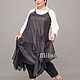 tunic: Art. .4585 Italian cambric tunic with corners, black. Tunics. MilaMi. My Livemaster. Фото №5