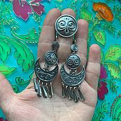 Материалы для творчества handmade. Livemaster - original item @ Amazing Kit. Metal earrings and ring. RUSSIA. Handmade.