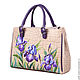 The average bag of 'Irises'. Classic Bag. Pelle Volare. Online shopping on My Livemaster.  Фото №2