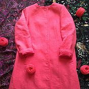Одежда handmade. Livemaster - original item Summer linen coat 