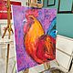 Order Painting with a rooster oil 50 by 40 cm. paintmart (oikos). Livemaster. . Pictures Фото №3