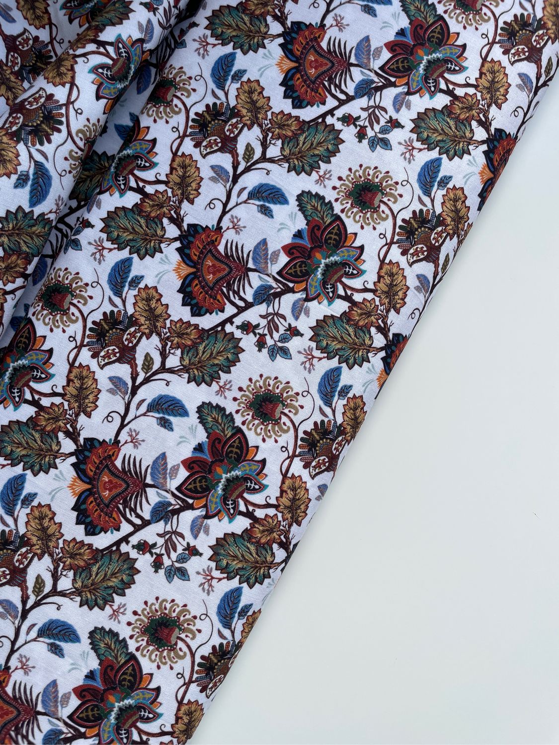 Китайский хлопок Необычные цветы MORRIS ТКАНЬ в интернет-магазине на ...