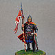 Russian soldier. Floor 2. The 14th century. Tin soldiers. Collapsible, Model, Kursk,  Фото №1