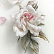 Order Rose silk brooch 'Estelle'. natalya-4 (natalya-4). Livemaster. . Brooches Фото №3