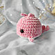 Knitted pink whale. Amigurumi dolls and toys. fesartdecor (fesartdecor). Online shopping on My Livemaster.  Фото №2