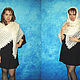 White Russian shawl, Hand knit kerchief, Cover up, Wool wrap №7BV. Shawls. Oksana (superplatok). Ярмарка Мастеров.  Фото №5