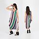 Summer Striped Jersey Dress Off White DR0232TR, Dresses, Sofia,  Фото №1
