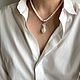 Бусы из жемчуга и серебра. Чокер из жемчуга и серебра. Чокер. 4NADYA Jewelry. Ярмарка Мастеров.  Фото №10