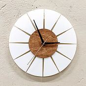 Для дома и интерьера ручной работы. Ярмарка Мастеров - ручная работа Wall clock in Scandinavian style. Handmade.