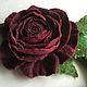 Belt felted rose color Marsala with a Bud. Belt. florawool (florawool). My Livemaster. Фото №5