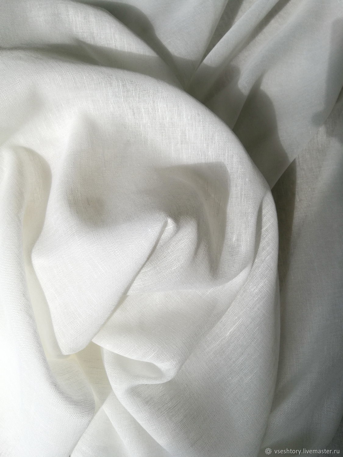 Вуаль хлопко-льняная ширина 160см, 2 цвета в интернет-магазине Ярмарка ...