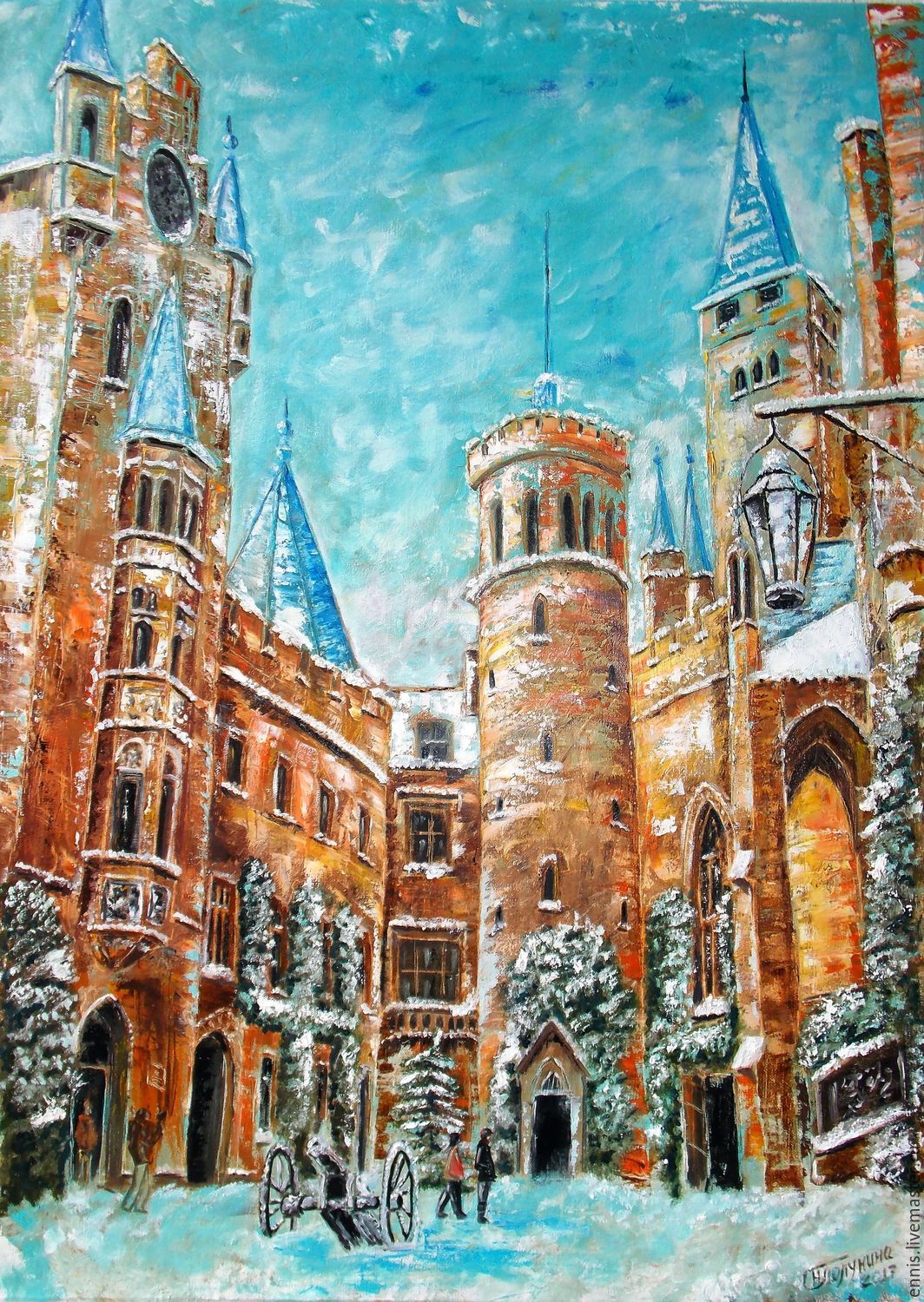 Oil painting "the Old Europe.Germany" shop online on Livemaster with