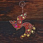 Фен-шуй и эзотерика handmade. Livemaster - original item Phoenix Firebird pendant-amulet for home or car. Handmade.