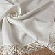 Order Linen tablecloth ' Delicate linen, white'. Linen fantasy. Livemaster. . Tablecloths Фото №3