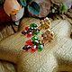 Серьги-грозди с кристаллами, Серьги классические, Солнечногорск,  Фото №1