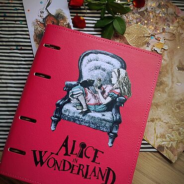 Канцелярские товары ручной работы. Ярмарка Мастеров - ручная работа Планер "Alice in Wonderland", Алиса в Стране Чудес. Handmade.