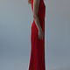 Нарядное красное платье. Платья. Irene Goltz. Интернет-магазин Ярмарка Мастеров.  Фото №2