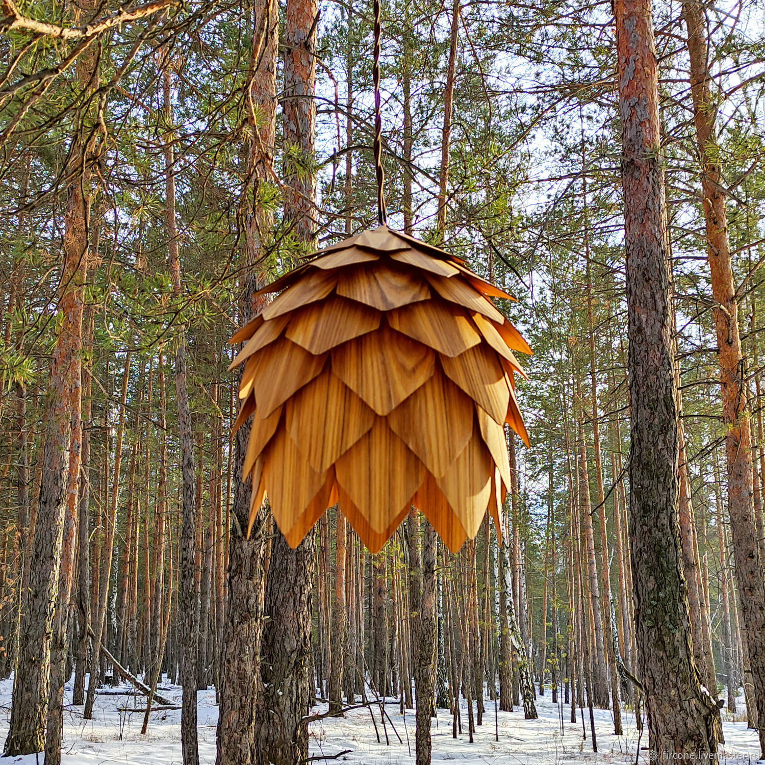 Светильник шишка