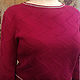 Cotton pullover with rhinestones / 3 colors. Pullover Sweaters. Brassica Studio. Online shopping on My Livemaster.  Фото №2
