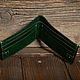 Маленький зеленый кошелек из натуральной кожи. Кошельки. Creative Leather Workshop. Ярмарка Мастеров.  Фото №6