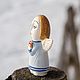 Angel with a book Statuette. Figurines. Porcelain story. Online shopping on My Livemaster.  Фото №2