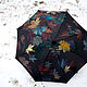 Black Umbrella print to order Autumn Leaves. Umbrellas. UmbrellaFineArt. My Livemaster. Фото №6