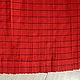 Order Vintage pleated skirt 46 R USSR pleated red wool crepe. pioneer. Livemaster. . Vintage skirts Фото №3