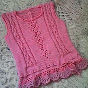 Одежда детская handmade. Livemaster - original item Vest for girl 