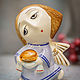 Order  The Bread Angel saved. Porcelain story. Livemaster. . Figurine Фото №3