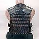 Order Cuirass leather with metal overlays. Workshop Sokol. Livemaster. . Breastplate Фото №3